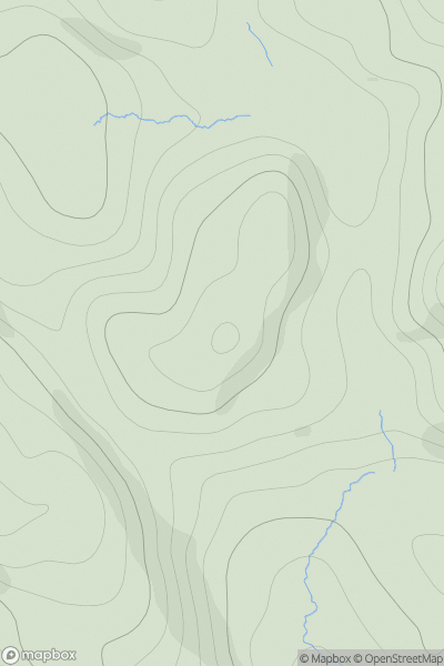 Thumbnail image for Mid Field [Shetland Islands] [HU314638] showing contour plot for surrounding peak